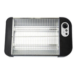 Tostador Plano 600W Con Regulador Negro