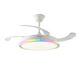 Ventilador de Techo con Luz LED RGB, 4 Aspas Retráctiles y Mando a Distancia InnovaGoods