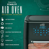 Horno freidora de aire de 12 L de capacidad