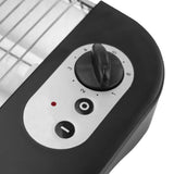 Tostador Plano 600W Con Regulador Negro