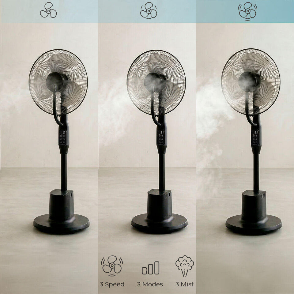 Ventilador de Pie Nebulizador con Mando a Distancia Sprair InnovaGoods